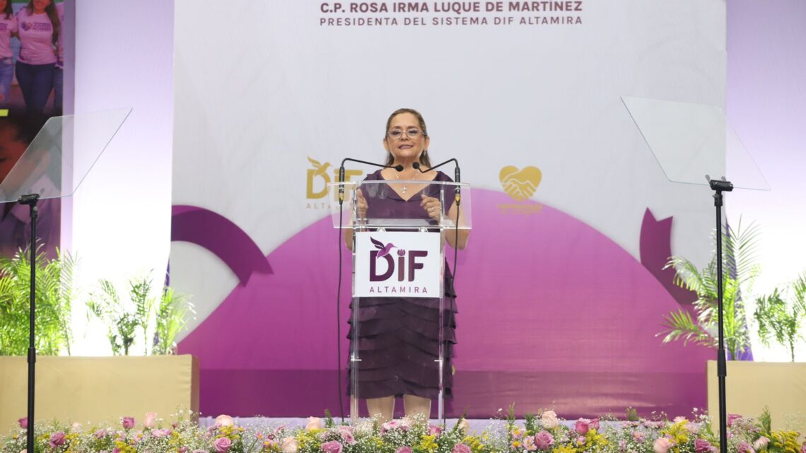 RINDE ROSSY LUQUE SEGUNDO INFORME DE RESULTADOS AL FRENTE DEL SISTEMA DIF ALTAMIRA