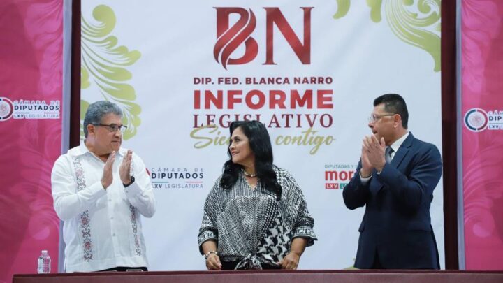 ALCALDE DE ALTAMIRA PARTICIPA EN EL SEGUNDO INFORME DE LA DIPUTADA FEDERAL BLANCA NARRO