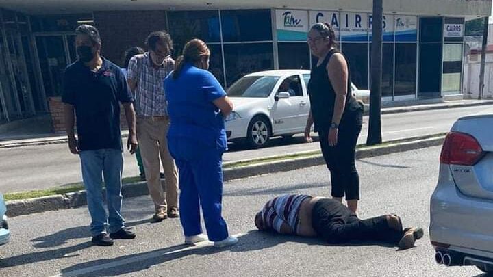Atropellan  a un Hombre  en Avenida Hidalgo