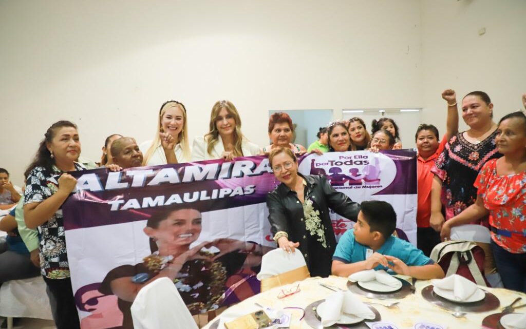 Fortalecen más de 500 Mujeres Líderes el Movimiento Nacional de Mujeres con Maki y Tere en Altamira