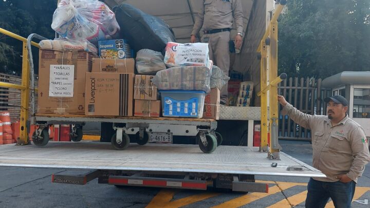 Envía PEMEX Víveres Recolectados Para Afectados Por Huracán Otis en Guerrero