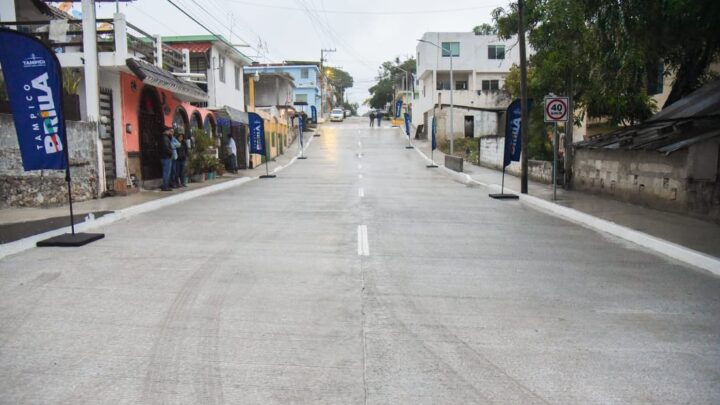 ENTREGAN NUEVA OBRA DE PAVIMENTACIÓN EN LA COLONIA OBRERA