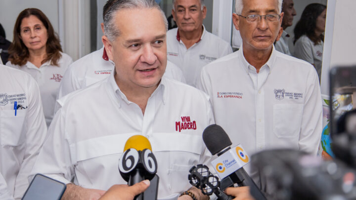 REFUERZA ADRIÁN OSEGUERA TRABAJOS DE MANTENIMIENTO EN CD. MADERO