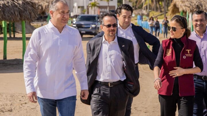 PROMUEVE ADRIÁN OSEGUERA A PLAYA MIRAMAR ANTE EMBAJADOR DE GRAN BRETAÑA