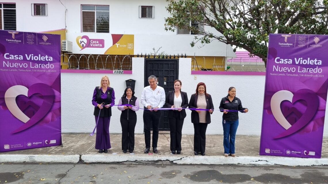 APERTURA AMÉRICO TERCERA CASA VIOLETA EN TAMAULIPAS