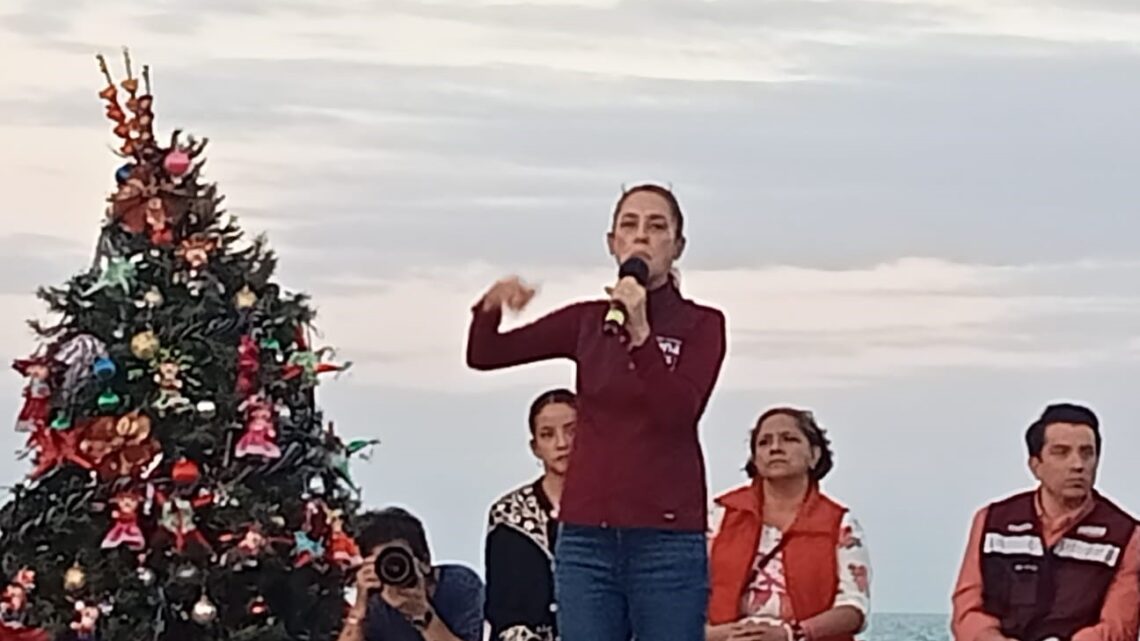 PROMETE SHEINBAUM PROYECTOS Y MEJOR DESARROLLO PARA TAMAULIPAS, DE GANAR EL 2 DE JUNIO