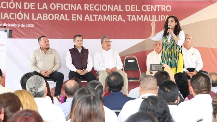 EN ALTAMIRA EL SÉPTIMO CENTRO DE CONCILIACIÓN LABORAL DE TAMAULIPAS: OLGA SOSA