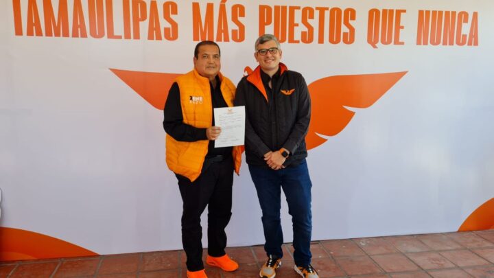 SE REGISTRA RENE RAZO ANTE EL MC COMO ASPIRANTE A CANDIDATO A ALCALDE DE CD. MADERO.