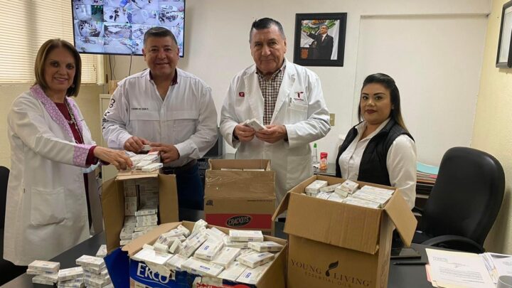 Claudio De Leija Encabeza Donación de Medicamentos al Hospital Civil de Madero.