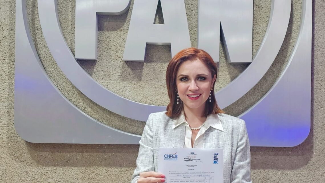 SE REGISTRA IMELDA SANMIGUEL COMO PRE-CANDIDATA AL SENADO POR ACCIÓN NACIONAL