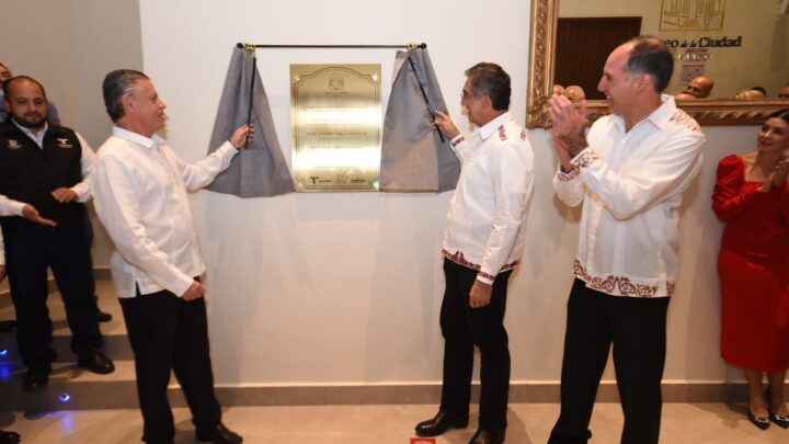 INAUGURAN AMÉRICO VILLARREAL  Y CHUCHO NADER EL NUEVO MUSEO DE TAMPICO