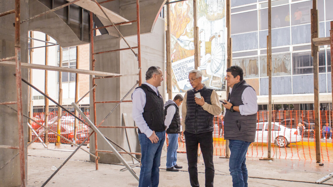 SIGNIFICATIVO AVANCE DE REHABILITACIÓN DEL SALÓN DE USOS MÚLTIPLES EN CD. MADERO