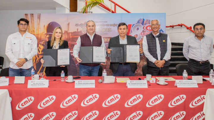 REFUERZAN SINERGIA GOBIERNO DE ADRIÁN OSEGUERA Y CMIC TAMAULIPAS