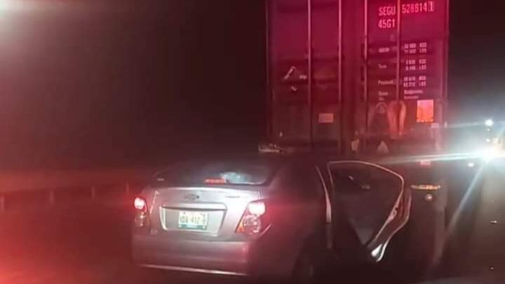 FUNESTO CHOQUE EN EL LIBRAMIENTO PONIENTE