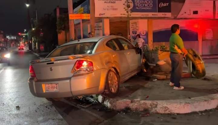 FFUERTE CHOQUE EN LA ZONA CENTRO DE TAMPICO