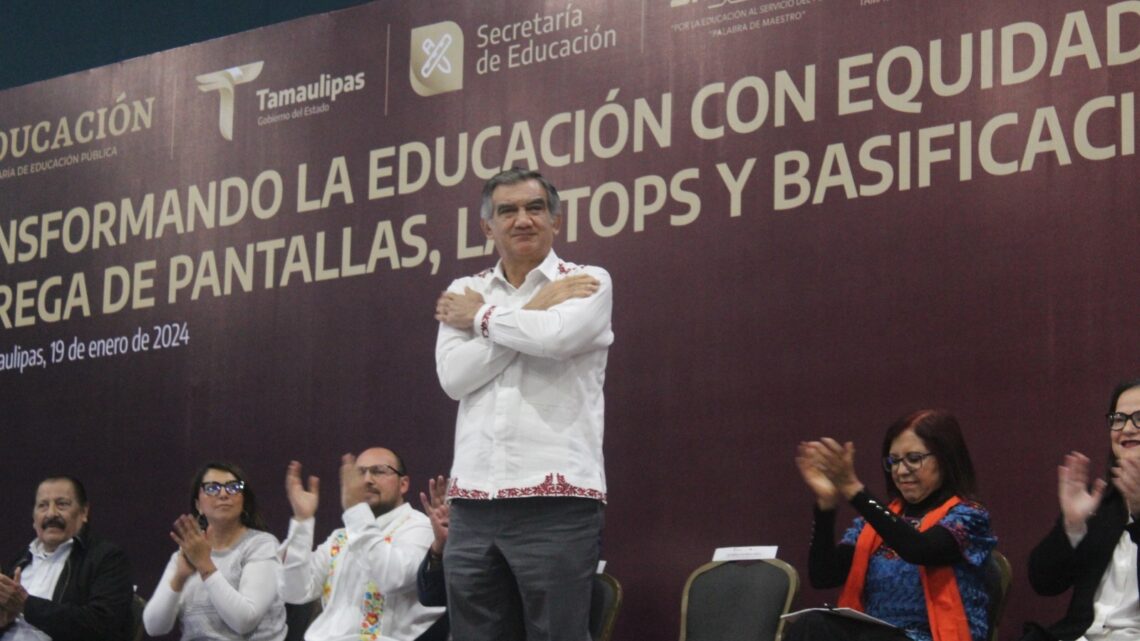 Tamaulipas Tiene en Américo Villarreal un Gran Líder muy Comprometido Con la Educación: Erasmo González.