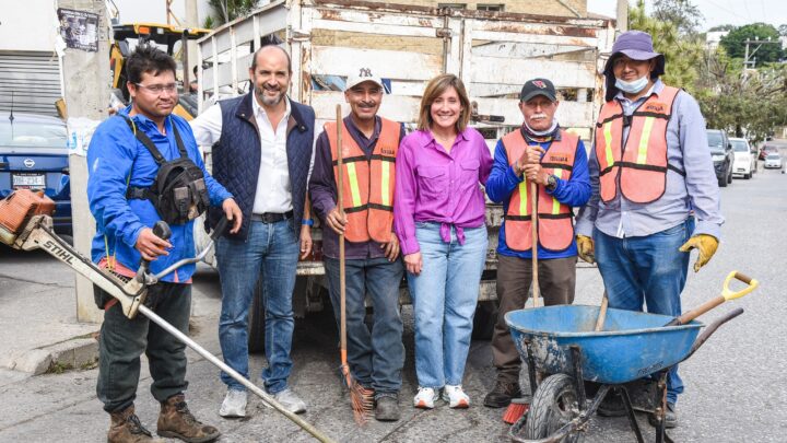 LLEVAN ROSA GONZÁLEZ Y PEPE SCHEKAIBÁN JORNADA DE LIMPIEZA A ZONAS PRIORITARIAS
