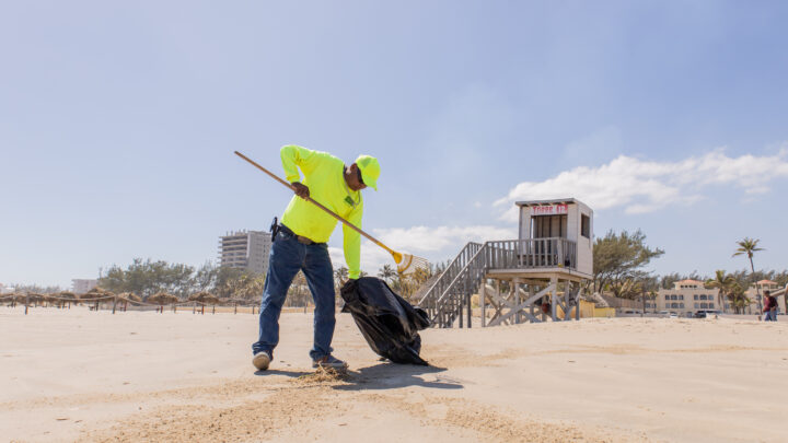 GOBIERNO DE CIUDAD MADERO REFUERZA PROGRAMA DE LIMPIEZA EN PLAYA MIRAMAR