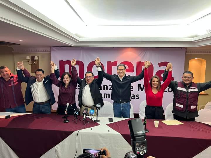 GANA ERASMO GONZÁLEZ ENCUESTA DE MORENA. GANA ERASMO GONZÁLEZ ENCUESTA DE MORENA.