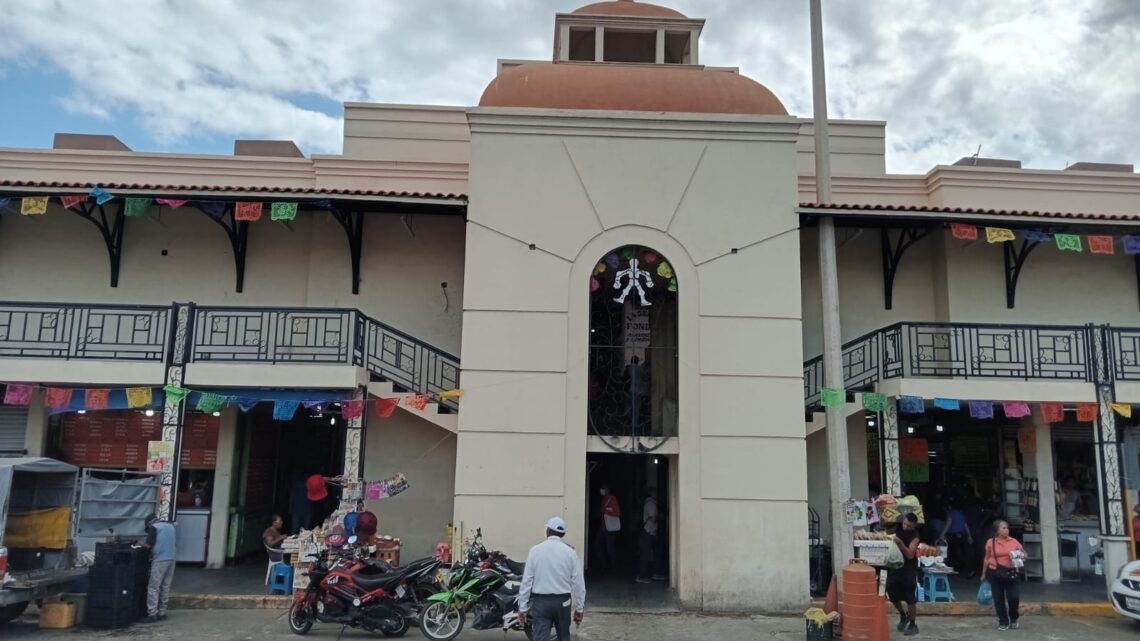 MERCADO DE MADERO CONVERTIDO EN BAÑO PÚBLICO.