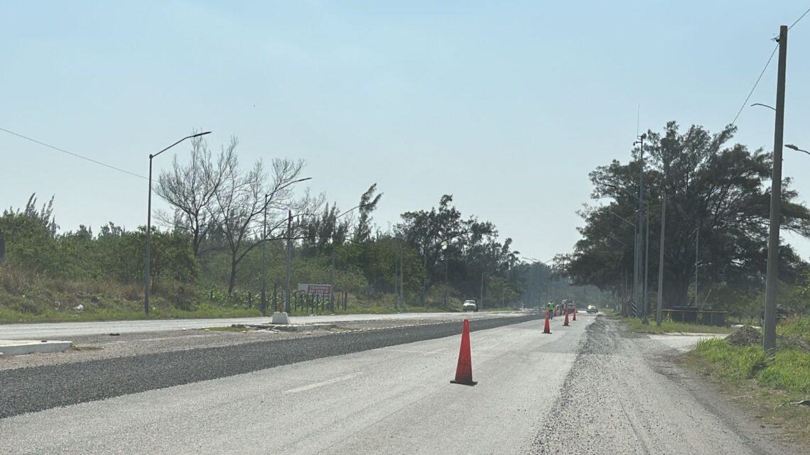 TRABAJOS DE REENCARPETADO DEL CORREDOR URBANO SON UN PELIGRO.