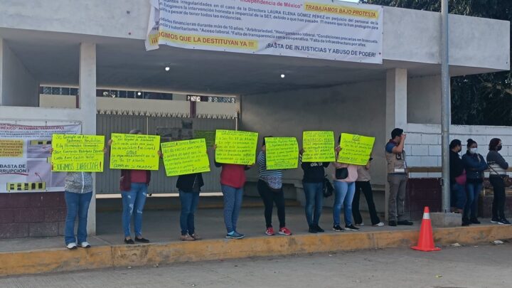 MAESTROS TAMBIÉN PIDEN SOLUCIÓN EN LA ESCUELA SECUNDARIA 87, DONDE LLEVAN UN AÑO SIN DIRECTOR