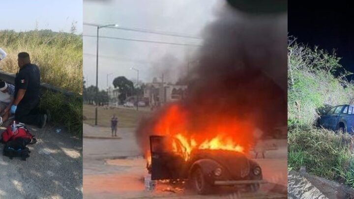 SERIE DE ACCIDENTES MOVILIZA A CUERPOS DE EMERGENCIA EN ALTAMIRA