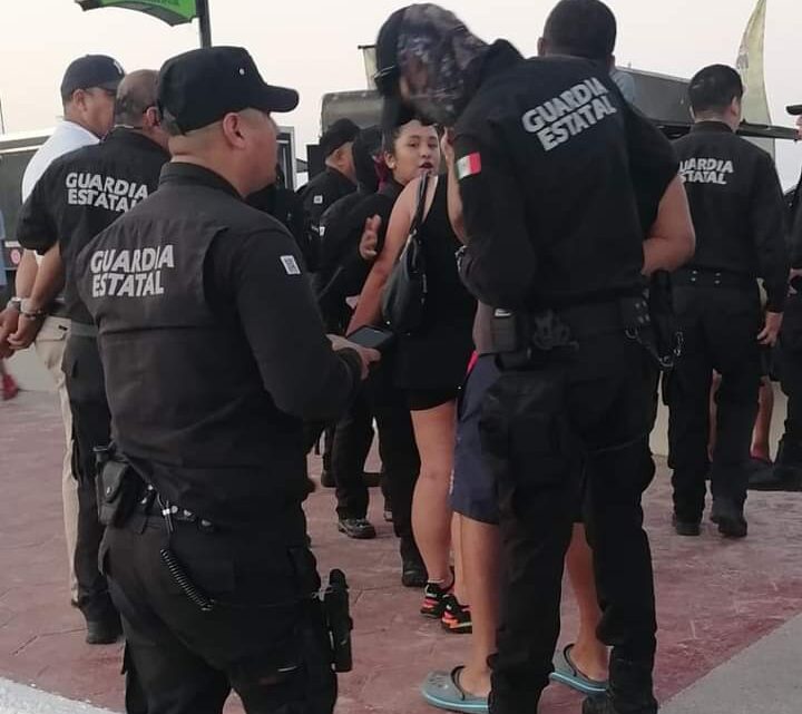 AUTORIDADES MADERENSES PIDEN RESPETO A VISITANTES DE PLAYA MIRAMAR. AUTORIDADES MADERENSES PIDEN RESPETO A VISITANTES DE PLAYA MIRAMAR.