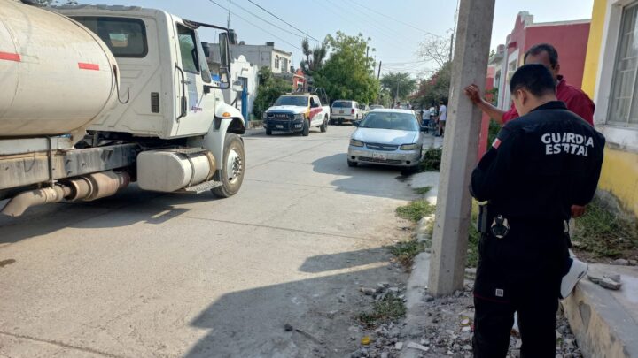 PARTICULARES INTENTAN PERFORAR UNA LÍNEA DE COMAPA PARA ROBARSE EL AGUA