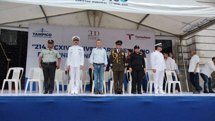 ENCABEZA ALCALDE ÚLTIMO EVENTO COMO PRIMERA AUTORIDAD DE TAMPICO