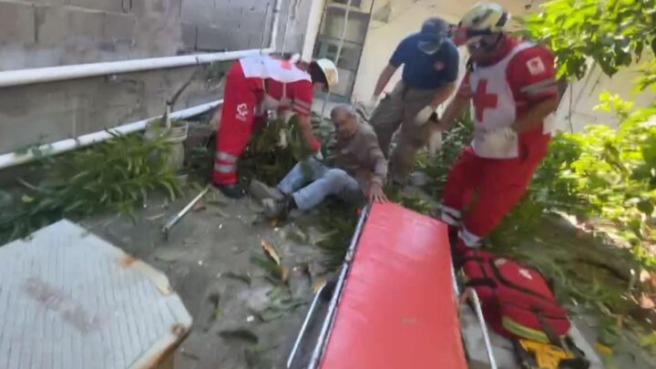 SE LESIONA AL CAER DE UN ÁRBOL Y SE CLAVA UNA VARILLA