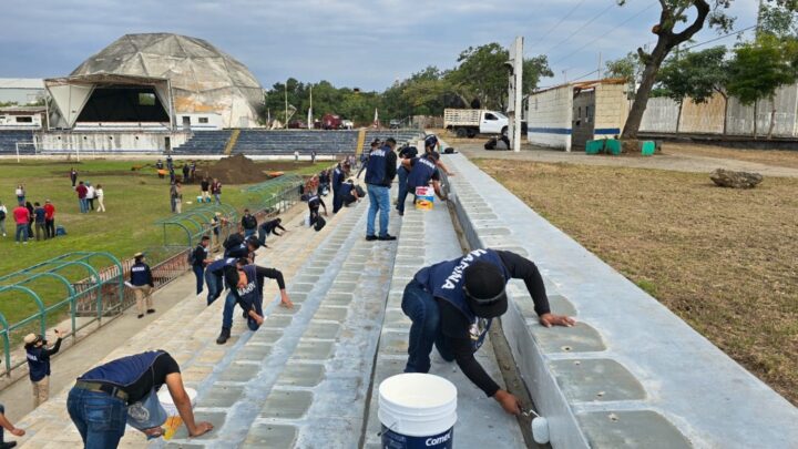MARINA PARTICIPA EN LA RECUPERACIÓN DE ESPACIOS PÚBLICOS EN ALTAMIRA, TAMAULIPAS