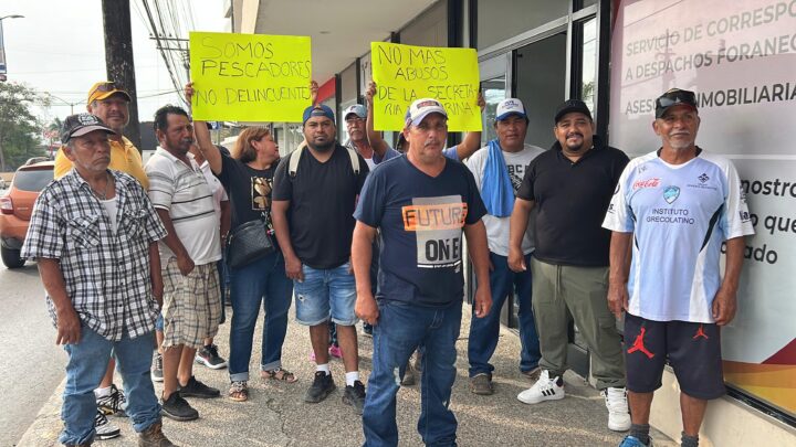 PESCADORES SE QUEJAN DE OPERATIVOS DE LA MARINA PARA EL DECOMISO DE SUS ARTES DE PESCA