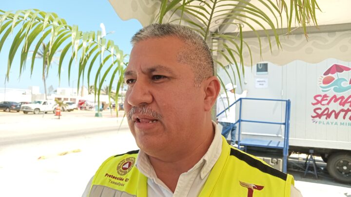 Refuerzan Operativo de Seguridad en Playa Miramar y Carreteras de Tamaulipas