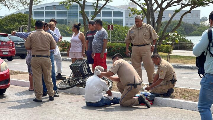 CICLISTA ADULTO MAYOR ES ARROLLADO POR CONDUCTOR DE UNIDAD PARTICULAR