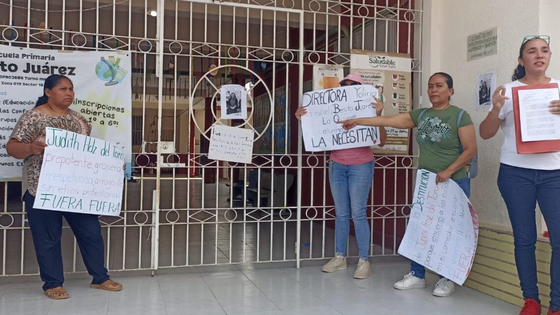 MADRES DE FAMILIA CIERRAN PRIMARIA DE MADERO; SEÑALAN AFECTACIONES A PROGRAMAS ESCOLARES. MADRES DE FAMILIA CIERRAN PRIMARIA DE MADERO; SEÑALAN AFECTACIONES A PROGRAMAS ESCOLARES.