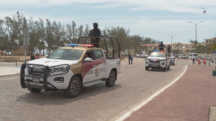 REFUERZAN SEGURIDAD EN CIUDAD MADERO CON UNIDADES DE LA GUARDIA ESTATAL