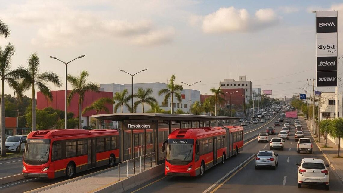 El próximo año, comenzarán las obras del metrobús
