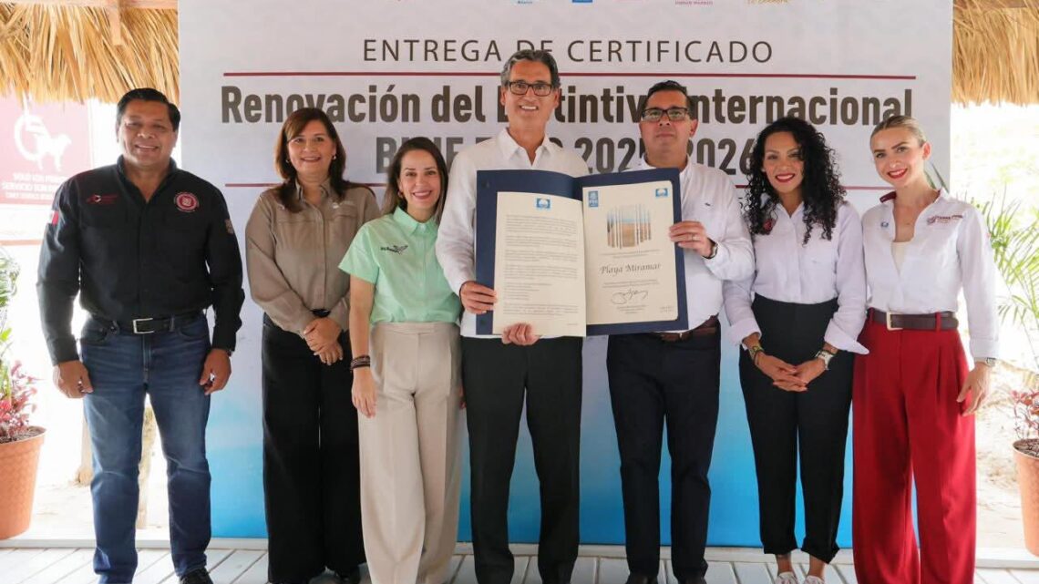 PLAYA MIRAMAR, ENTRE LAS CINCO MEJORES DEL PAÍS: FEE MÉXICO PLAYA MIRAMAR, ENTRE LAS CINCO MEJORES DEL PAÍS: FEE MÉXICO