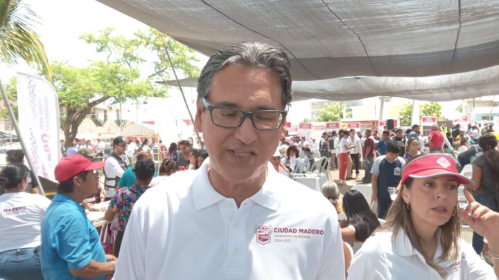 CONFÍA ALCALDE DE MADERO EN ALCANZAR EL MILLÓN DE VISITANTES EN PLAYA MIRAMAR DURANTE VACACIONES DE VERANO.