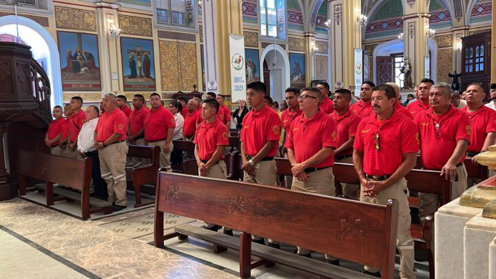 CELEBRAN EL DÍA DEL BOMBERO CON MISA EN CATEDRAL ESTE 22 DE AGOSTO