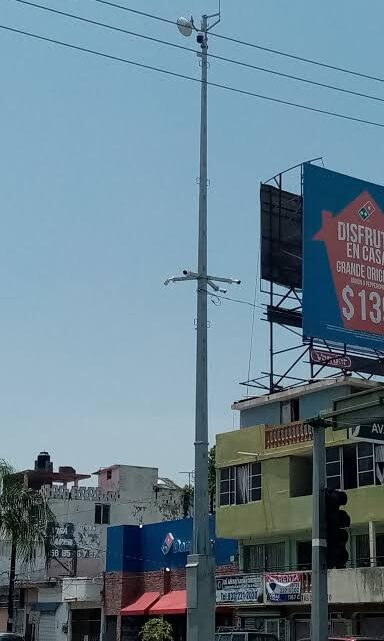 INSTALAN NUEVAS CÁMARAS DE VIGILANCIA EN CIUDAD MADERO.
