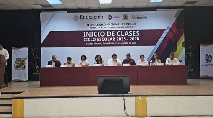 INICIAN NUEVO CICLO ESCOLAR Y REINAUGURAN ALBERCA EN EL TECNOLÓGICO DE MADERO.
