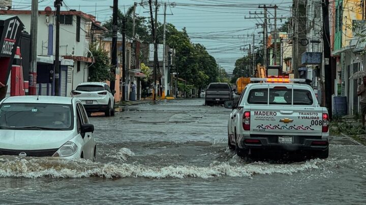 Continúan Las Afectaciones Por Inundación En Varias Colonias De Ciudad Madero.