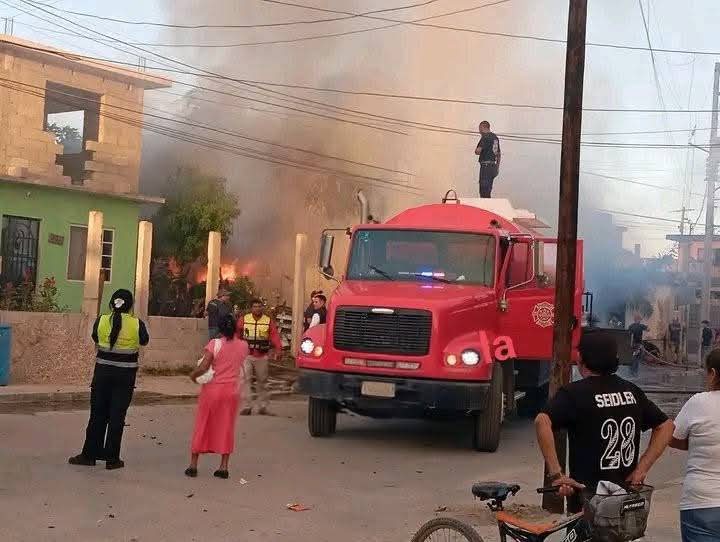 Dos Viviendas De Madera Fueron Consumidas Por El Fuego En Ciudad Madero