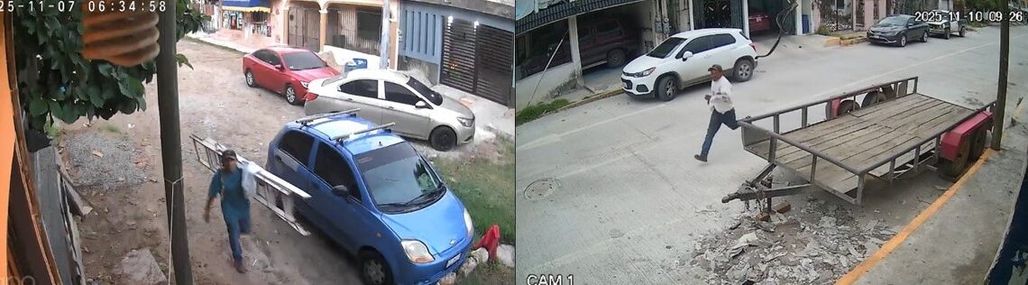 Vecinos De La Col. Borreguera Reportan Robos Domiciliarios Por Ladrón Solitario