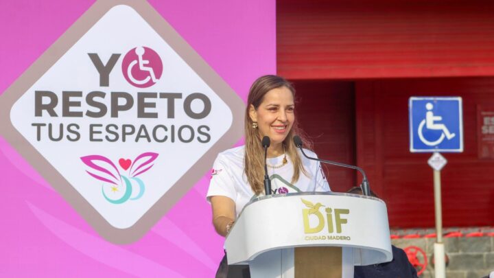 DIF Madero Refuerza Campaña Para Proteger Cajones Exclusivos Para Personas Con Discapacidad.