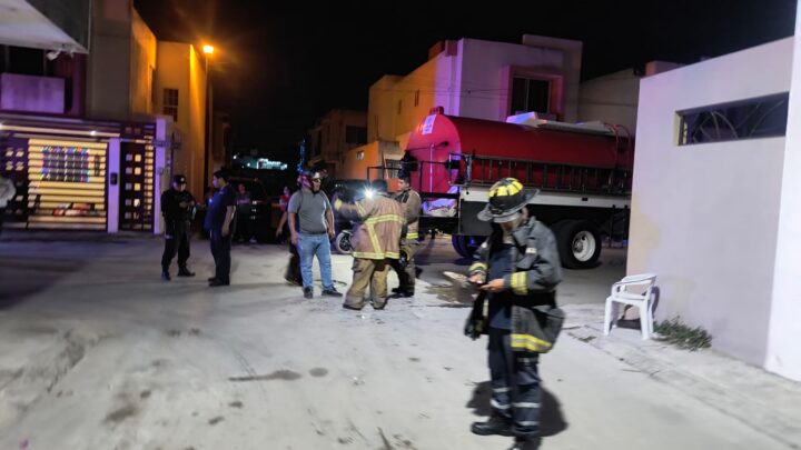 Dos Personas Resultan Heridas Tras Incendio En Vivienda.