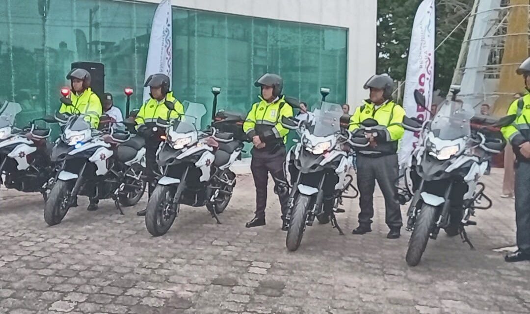Entrega En Madero De 10 Motocicletas Patrulla Para Reforzar Labores De Seguridad Vial.
