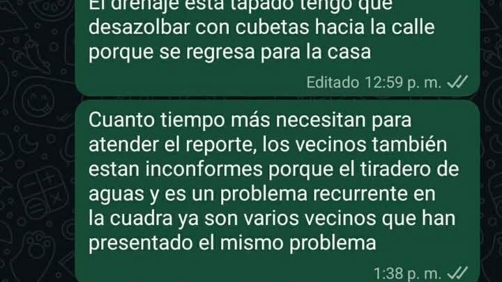 Un mes entre aguas negras y sin respuesta! Vecina explota contra Comapa Altamira